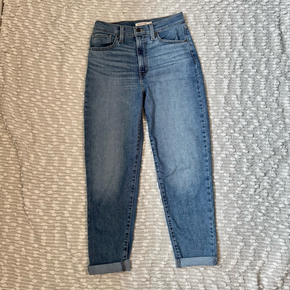High Waisted Mom Jeans